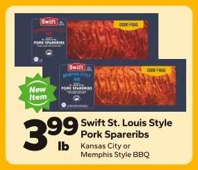 Swift St. Louis Style Pork Spareribs