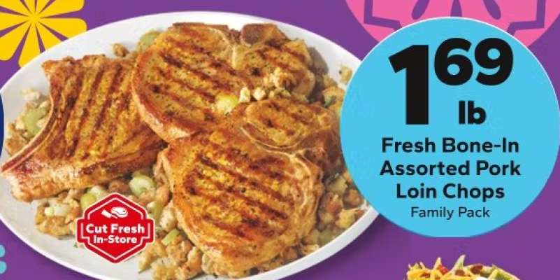 Fresh Bone-In Assorted Pork Loin Chops