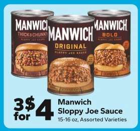 Manwich sloppy joe sauce