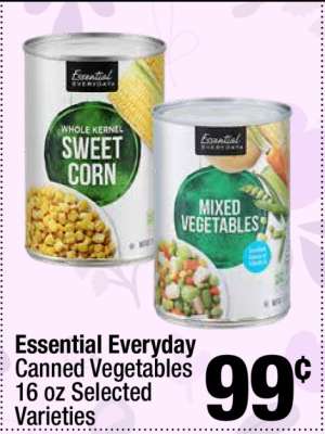 Essential Everyday Canned Vegetables