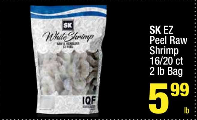 SK EZ Peel Raw Shrimp