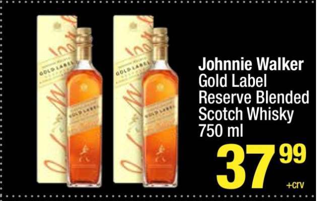 Johnnie Walker Gold Label Reserve Blended Scotch Whisky 750 ml