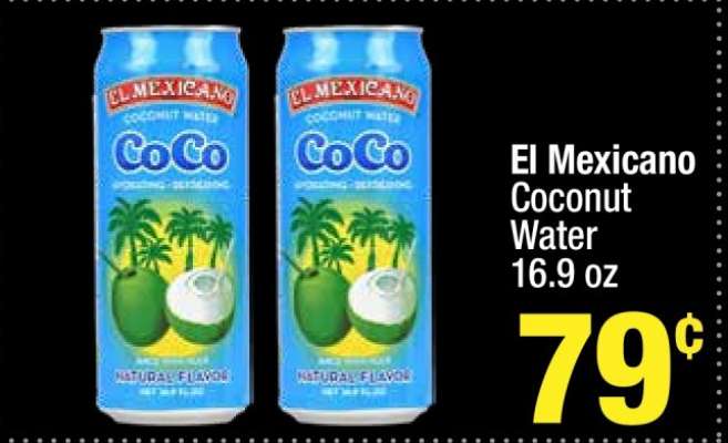 El Mexicano Coconut Water