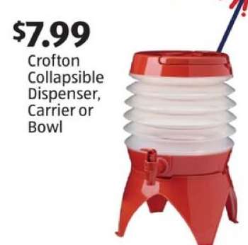 Crofton Collapsible Dispenser, Carrier or Bowl