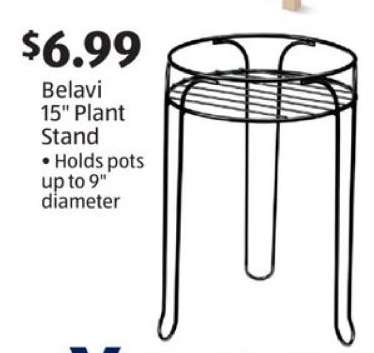 Belavi 15" Plant Stand