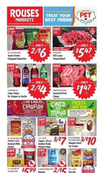 Rouses Markets Flyer - 04/29/2026 - 05/06/2026.