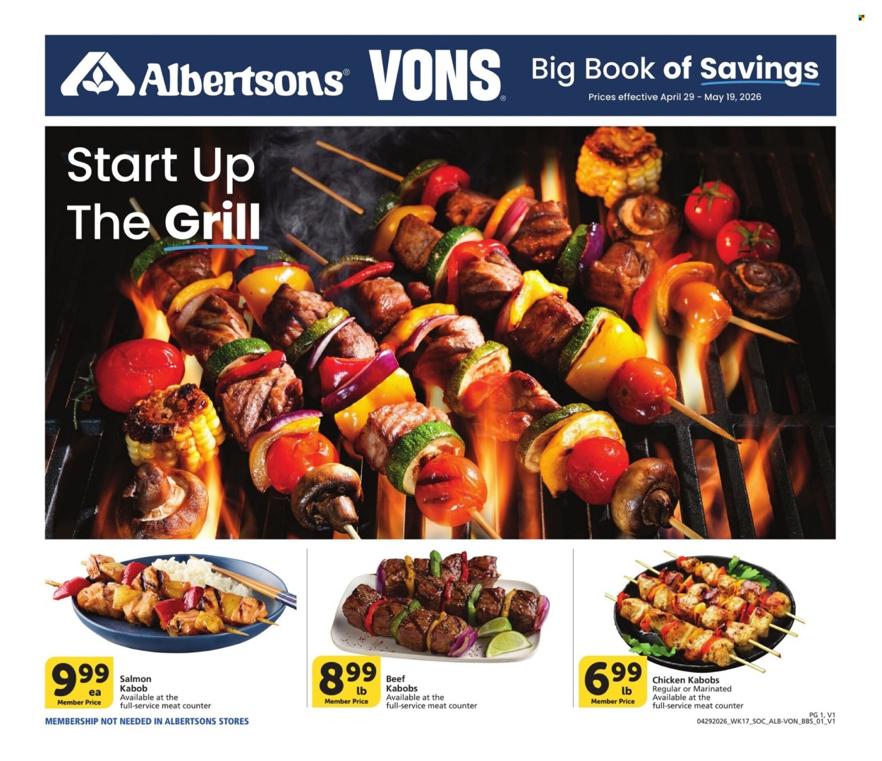 Albertsons ad - 04/29/2026 - 05/19/2026. Page 1