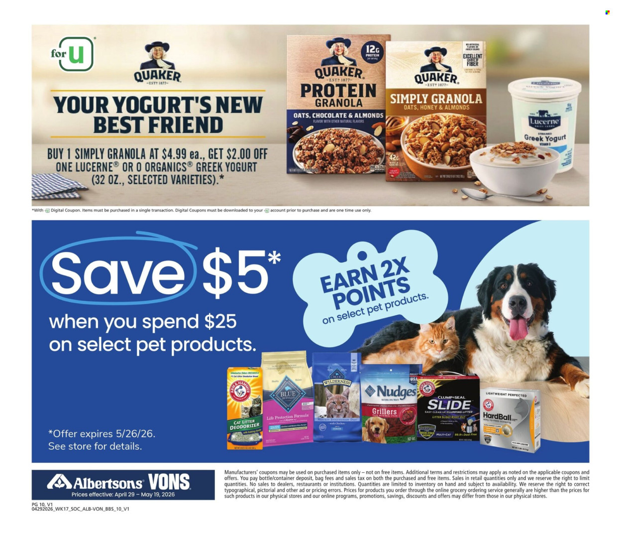 Albertsons ad - 04/29/2026 - 05/19/2026. Page 10
