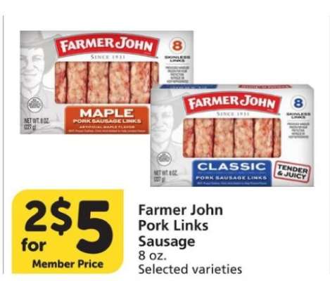 Farmer John Pork Links Sausage
