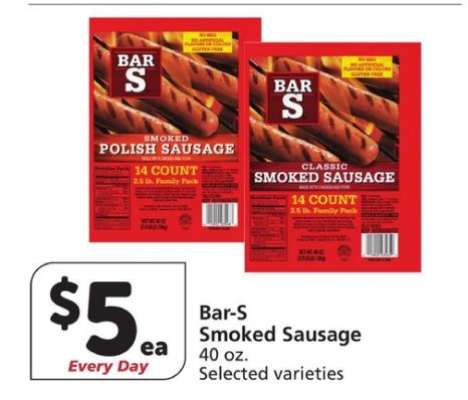 Bar S Smoked Sausage