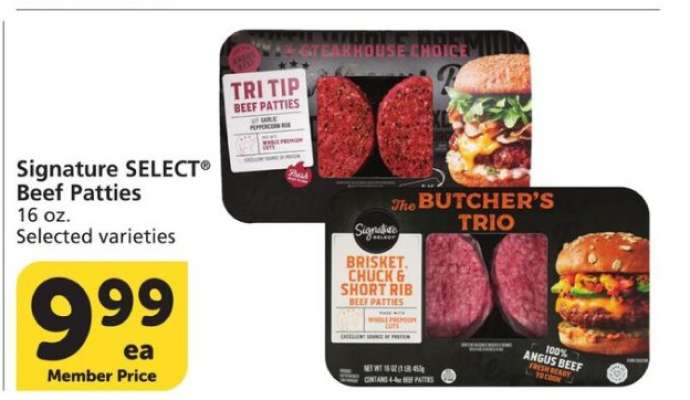 Signature Select Beef Patties