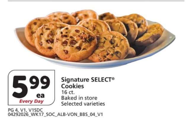 Signature Select Cookies