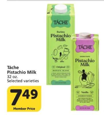 Tâche Pistachio Milk