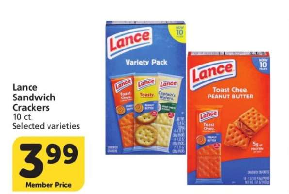 Lance Sandwich Crackers