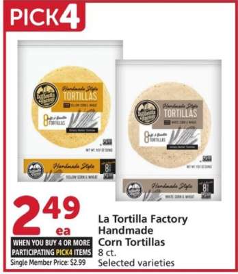 La Tortilla Factory Handmade Corn Tortillas