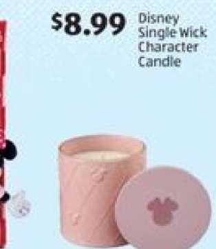 Disney Single Wick Character Candle