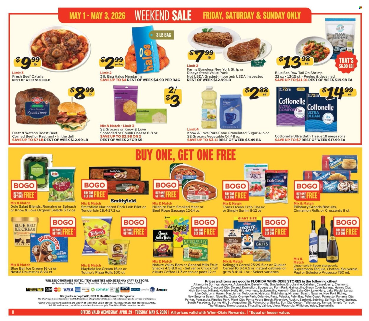 Winn Dixie ad - 04/29/2026 - 05/05/2026. Page 8
