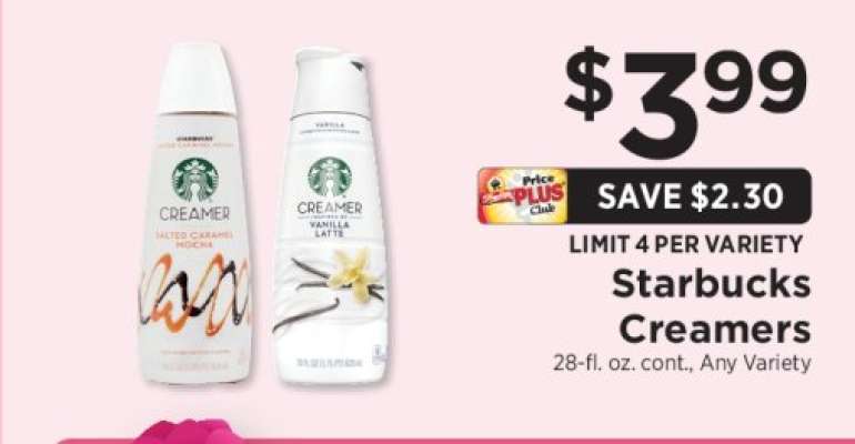 Starbucks Creamers