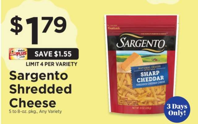 Sargento Shredded Cheese