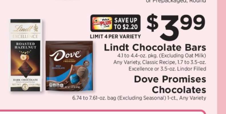 Lindt Chocolate Bars