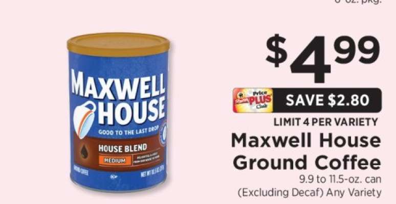 Maxwell House Ground Coffee*