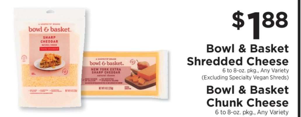 Bowl & Basket Shredded Cheese