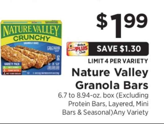 Nature Valley Granola Bars