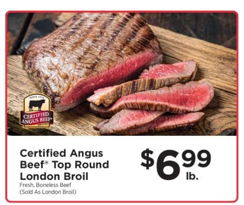 Certified Angus Beef® Top Round London Broil