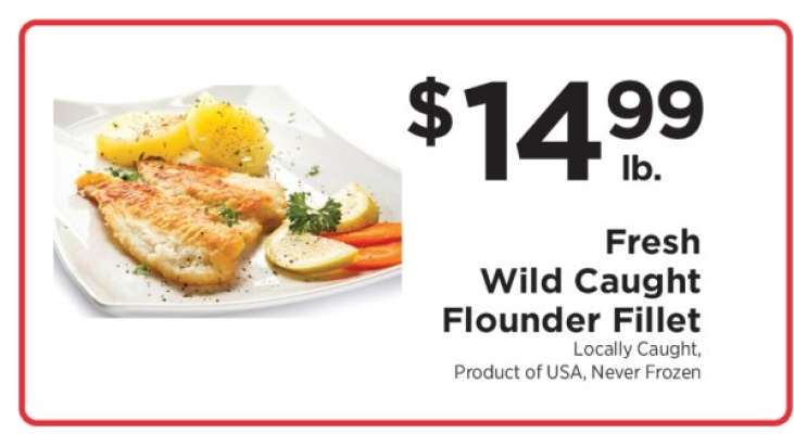 Fresh Wild Caught Flounder Fillet