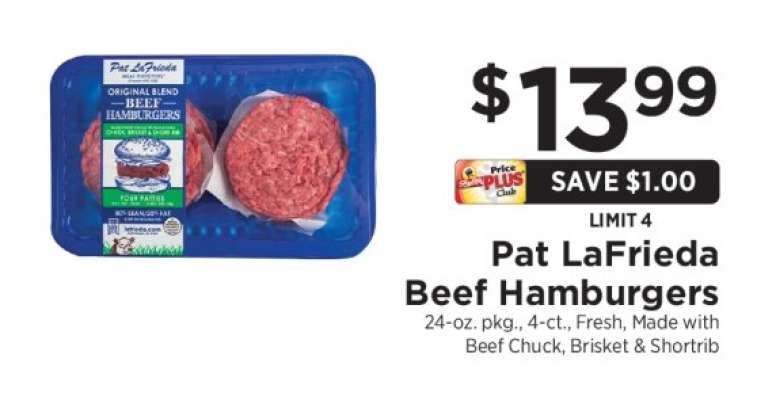 Pat LaFrieda Beef Hamburgers