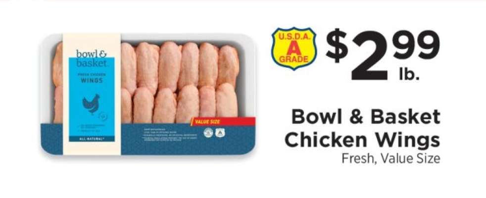 Bowl & Basket Chicken Wings