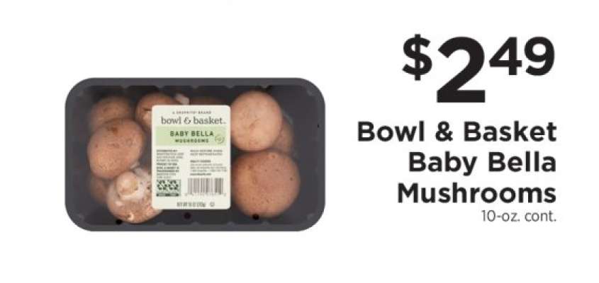 Bowl & Basket Baby Bella Mushrooms