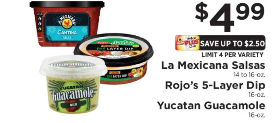 La Mexicana Salsas, Rojo’s 5-Layer Dip, Yucatan Guacamole