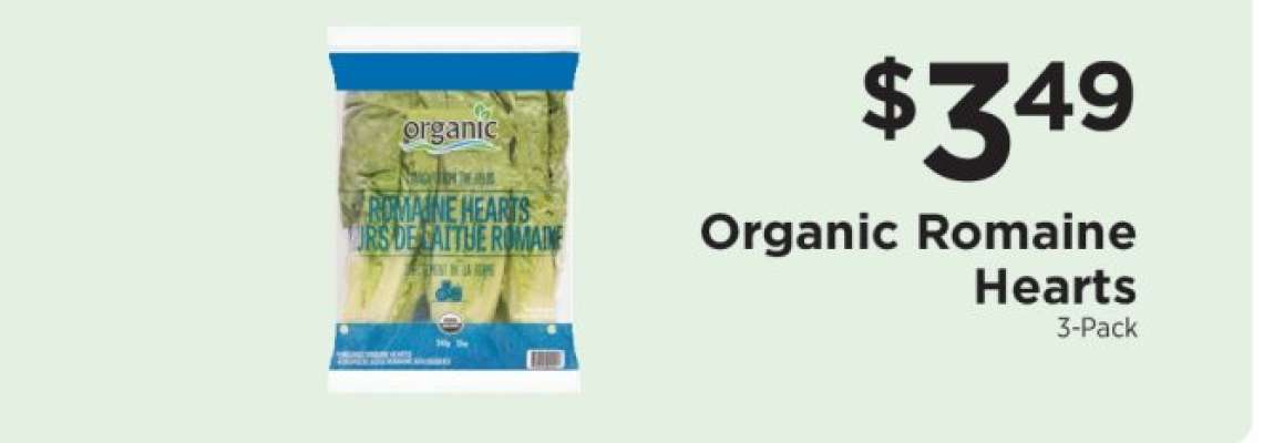Organic Romaine Hearts