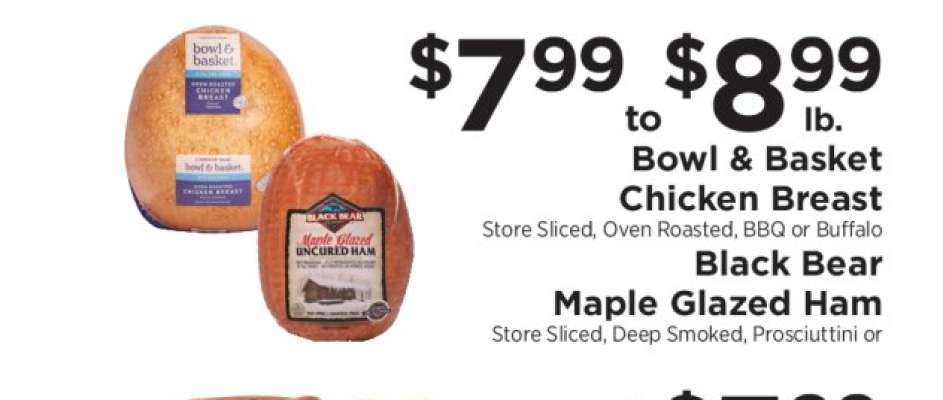 Bowl & Basket Chicken Breast / Black Bear Maple Glazed Ham