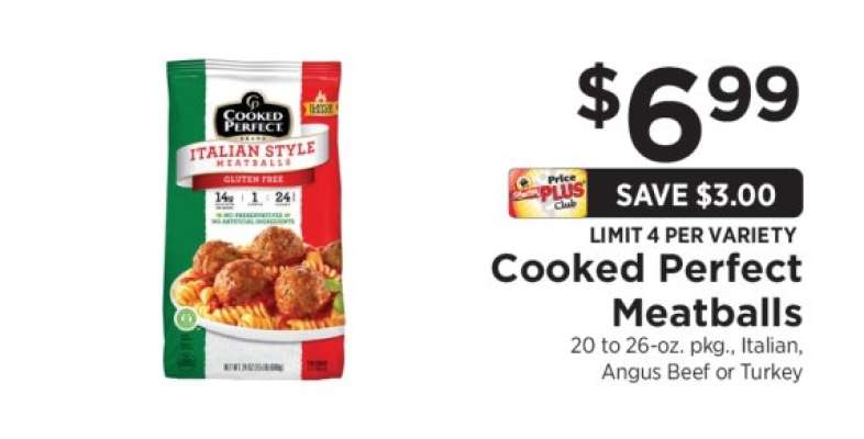 Cooked Perfect Meatballs