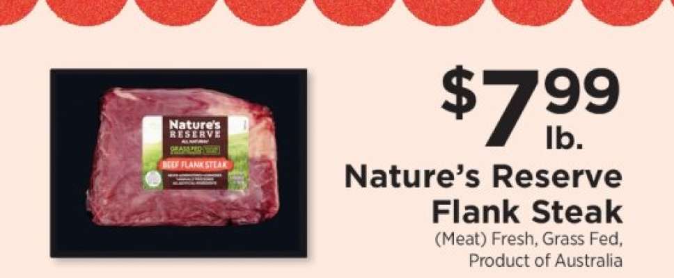 Nature's Reserve Flank Steak