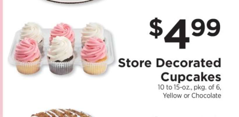Store Decorated Cupcakes