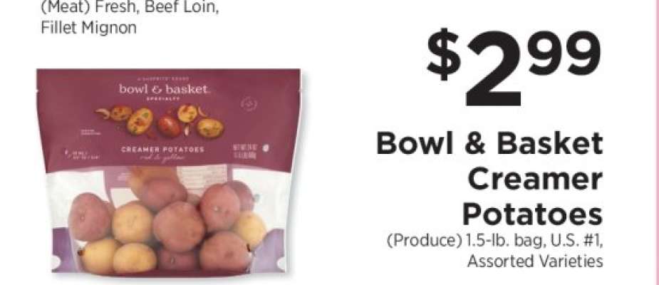 Bowl & Basket Creamer Potatoes
