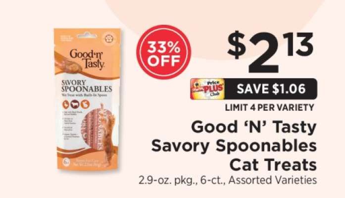 Good ‘N’ Tasty Savory Spoonables Cat Treats