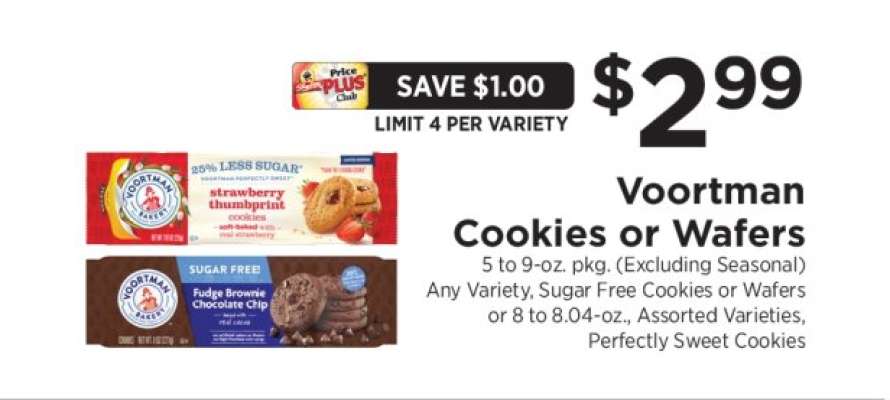 Voortman Cookies or Wafers