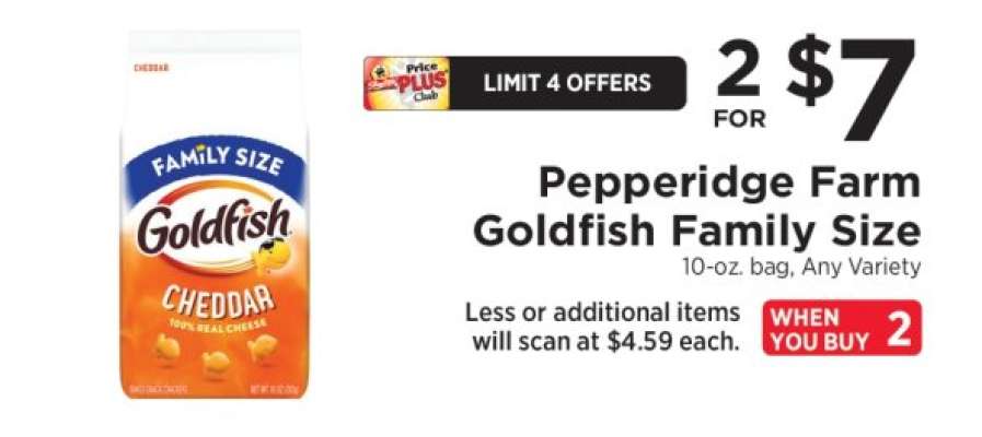 Pepperidge Farm Goldfish Family Size