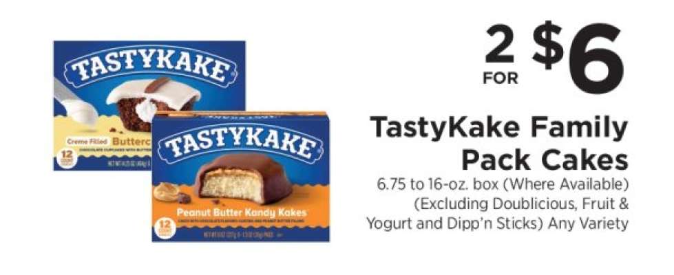 TastyKake Family Pack Cakes