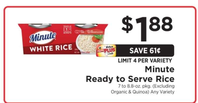 Minute Ready to Serve Rice*