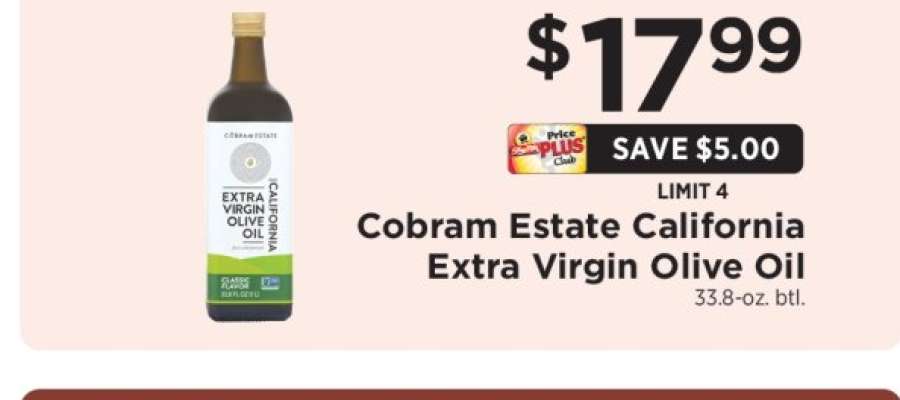 Cōbram Estate California Extra Virgin Olive Oil
