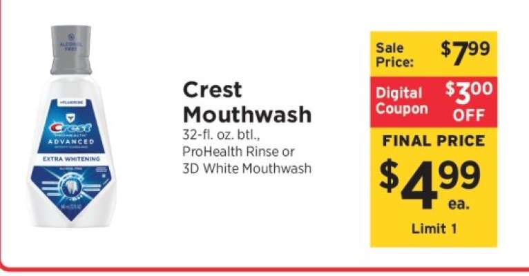 Crest Mouthwash
