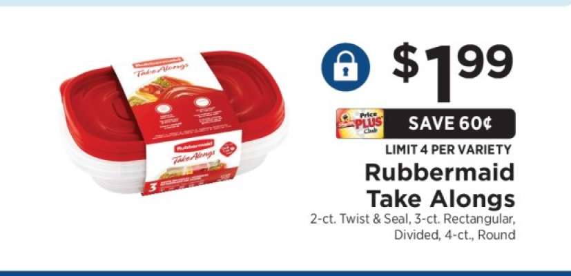 Rubbermaid Take Alongs