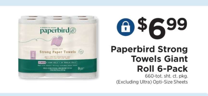 Paperbird Strong Towels Giant Roll 6-Pack