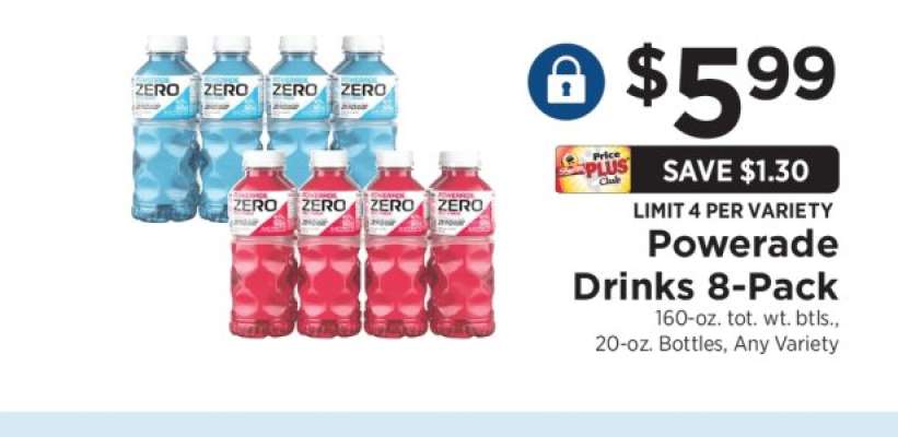 Powerade Drinks 8-Pack