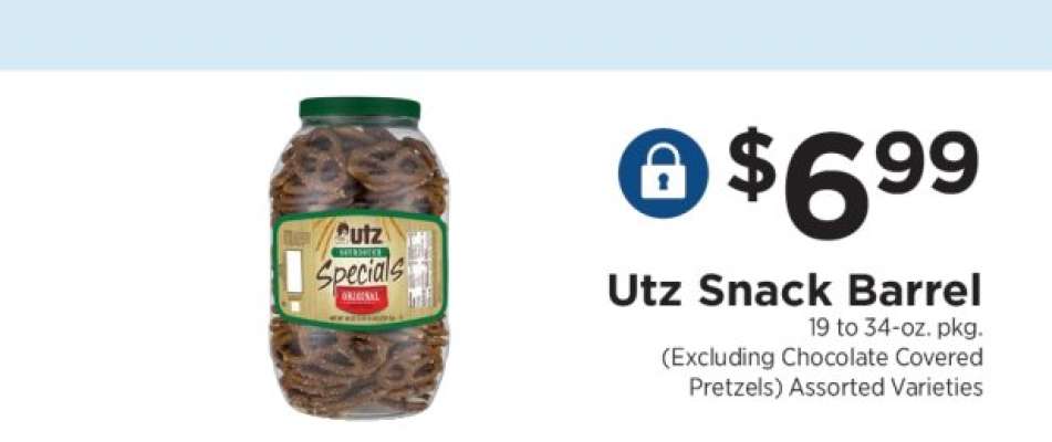 Utz Snack Barrel